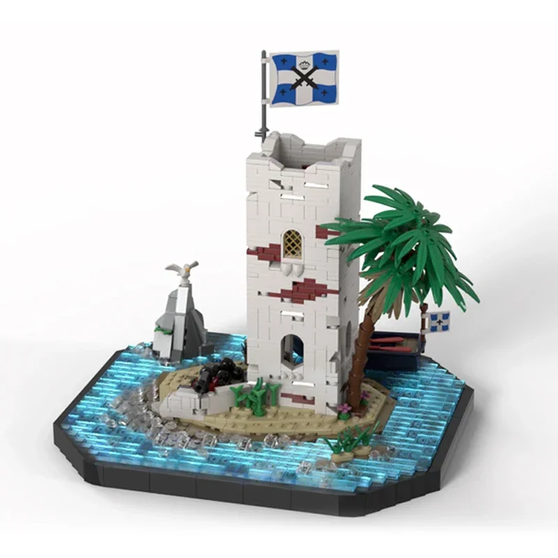 Technische Moc Bricks Pirate Island Model Sabre Island Remastered Modulaire bouwstenen Geschenken Speelgoed voor kinderen DIY-montage