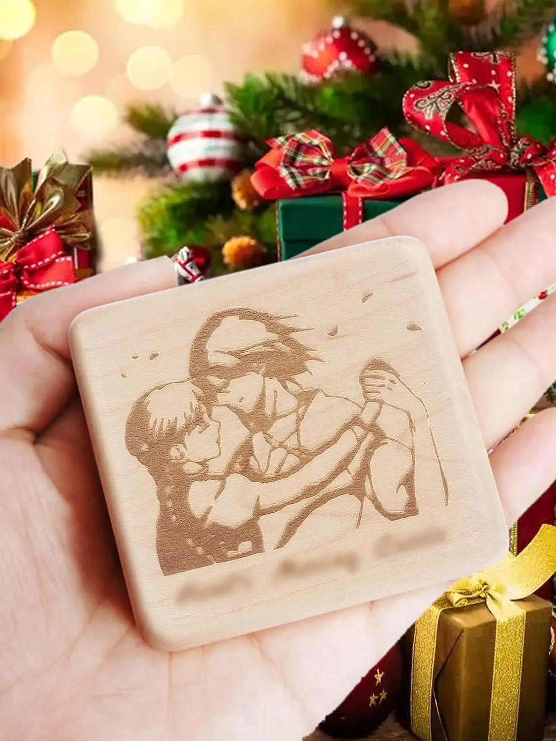 

SOFTALK Solid Wood howl’s moving castle Music Box Birthday, Christmas, Valentine's Day Gifts Gifts Sending girlfriends family