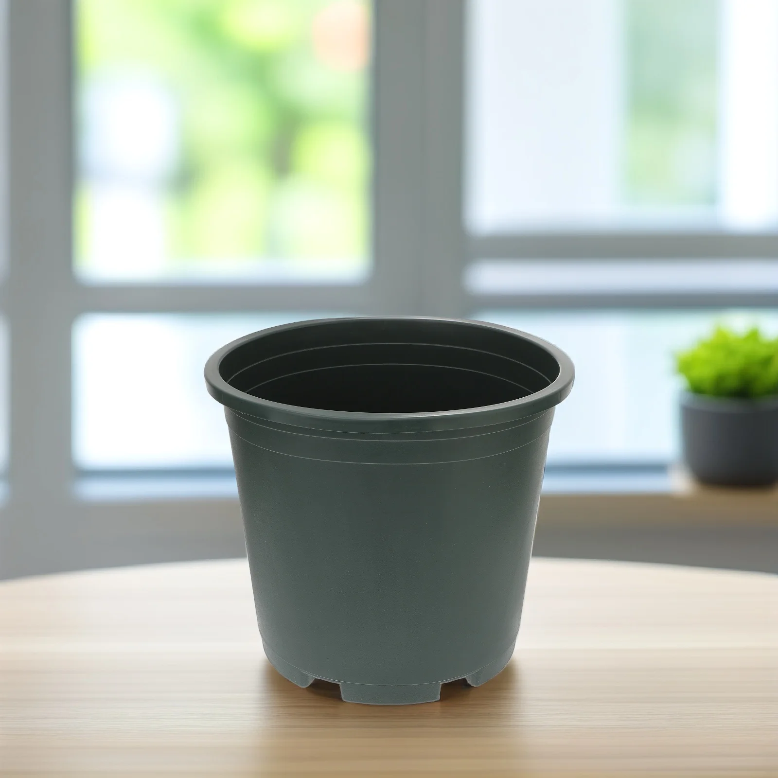 

Plastic Flower Pot Large Size Round Bucket Planter Pots Gardening Green Plants Decor Thickened Durable Eco Plastic Home Balcony