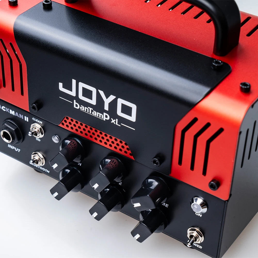 JOYO Jackman II BanTamp Series Mini Guitar Amplifier Head Dual Channel 20W Tube Preamp Electric Guitar Amp with Bluetooth