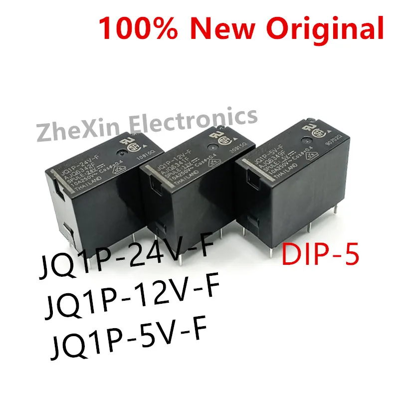 5-10pcs/lot   JQ1P-24V-F 、JQ1P-12V-F 、JQ1P-5V-F  DIP-5  nový originální energie elektromagnetické relé  AJQ6342F、AJQ6341F、AJQ6349F   JQ1P-24V、 JQ1P-5V