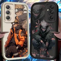 Anime N-Narutos Matte Case for Samsung Galaxy S25 S24 S23 Ultra S22 S21 Plus FE 5G A54 A34 A14 A73 A53 A33 5G TPU Silicone Cover