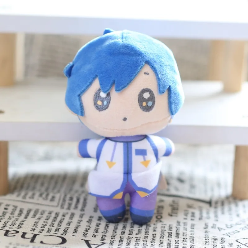 14cm Hatsune Miku Plush Keychain Kawaii Anime KAITO MEIKO Series Len Rin Doll Cute Cartoon Key Chain Pendant Accessories Gift