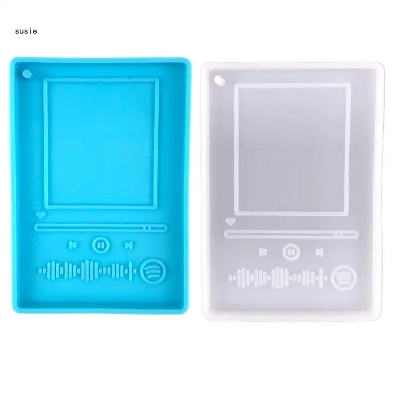 

X7YA DIY блестящий глянцевый музыкальный узор брелок плесень подвески плесень смолы эпоксидные ювелирные изделия