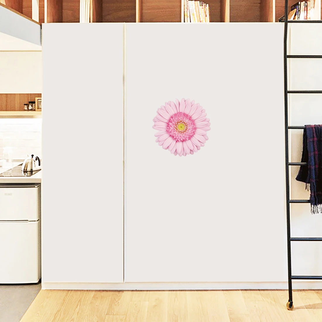 Three Ratels QCF132 Beautiful sunflower small daisy bright fresh flower home decoration wall sticker electrical scratch decals