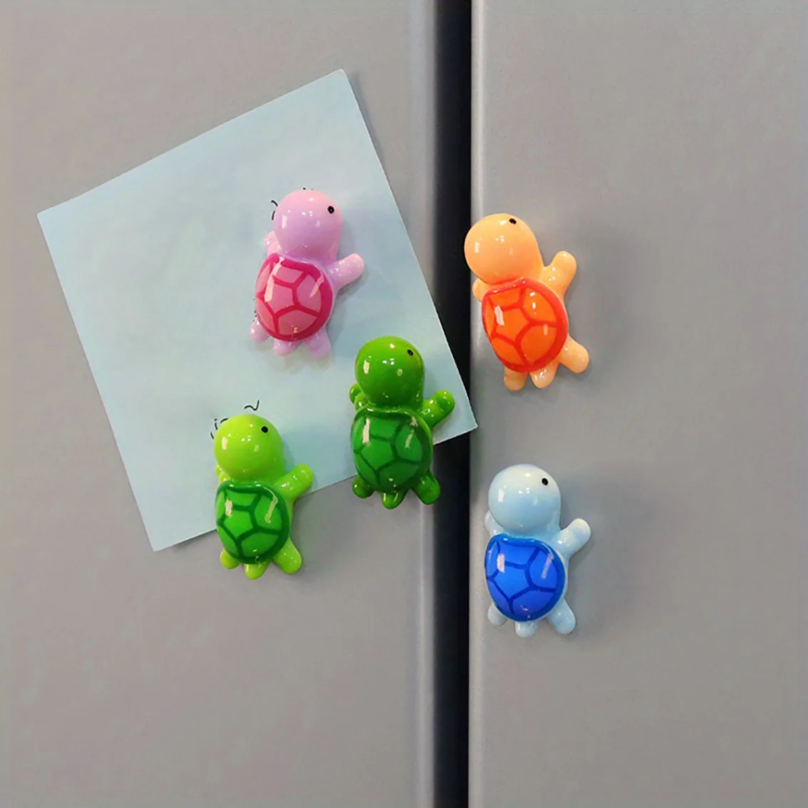 5/10pcs Cute Turtle Refrigerator Magnet Kitchen Office Whiteboard Decoration Refrigerator Magnet