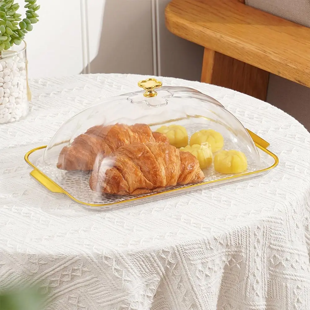 

Cake Plate with Dome, Cake Stand with Cover,Plastic Serving Platter Tray with Lid, Shatter-Proof, Perfect for Display, Party, En