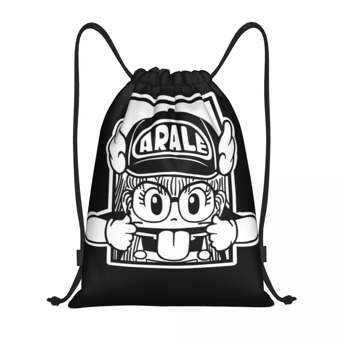 ARALE Drawstring Back Pack Bag Travel Storage Package Teenagers Beach Tote Bag School Sport Shoe Bag Portable