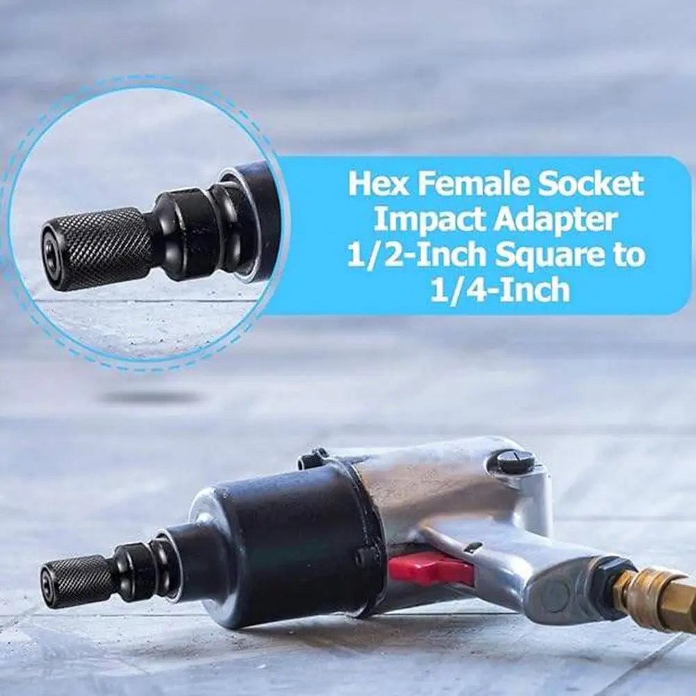 Electric Wrench Adapter Sleeve Turning Head Multi Functional Universal Adapter Expansion Sleeve Electric Drill Chuck Accessories