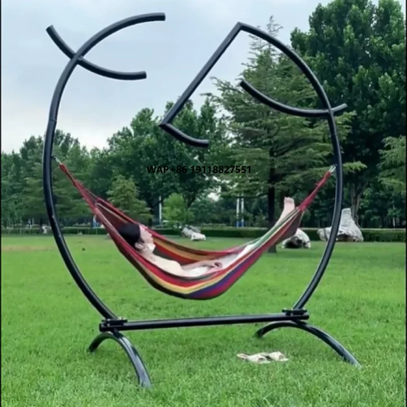 For Smiley Swing Outdoor Stainless Steel Hammock Park Large Unpowered Play Equipment Digital Printing Customised Factory Outlet