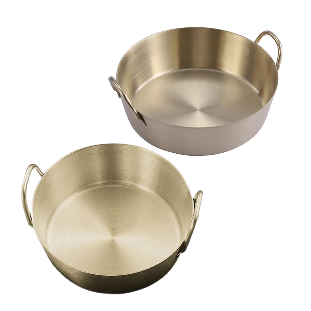 

2pcs StainlessSteelDippingBowlsSlantedEdgeDualHandlesSoySauceDishesforCookingHouseholdSushiPrepRoundSnacks Serving Camping