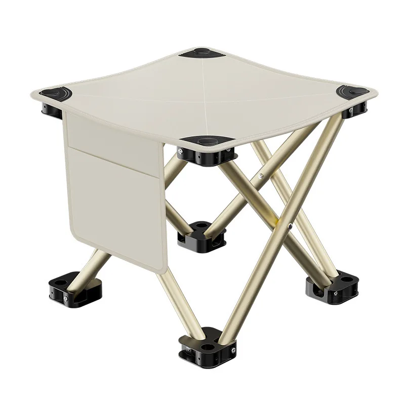 Portátil leve cadeira dobrável, Outdoor Camping Stool, piquenique e pesca