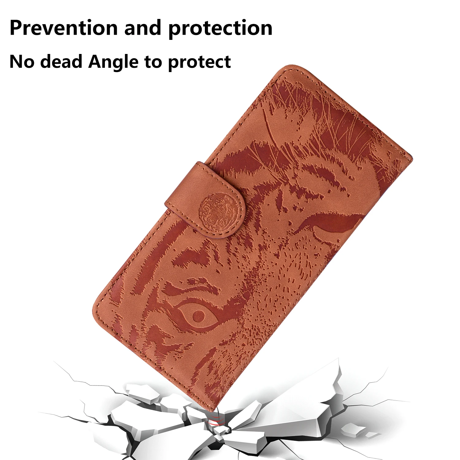 Etui Wallet Flip Stand Case For Huawei P50 Pro P40 P30 P20 Lite Huawei P smart 2020 Y5p Y6p Y6 Shockproof Leather Phone Cover