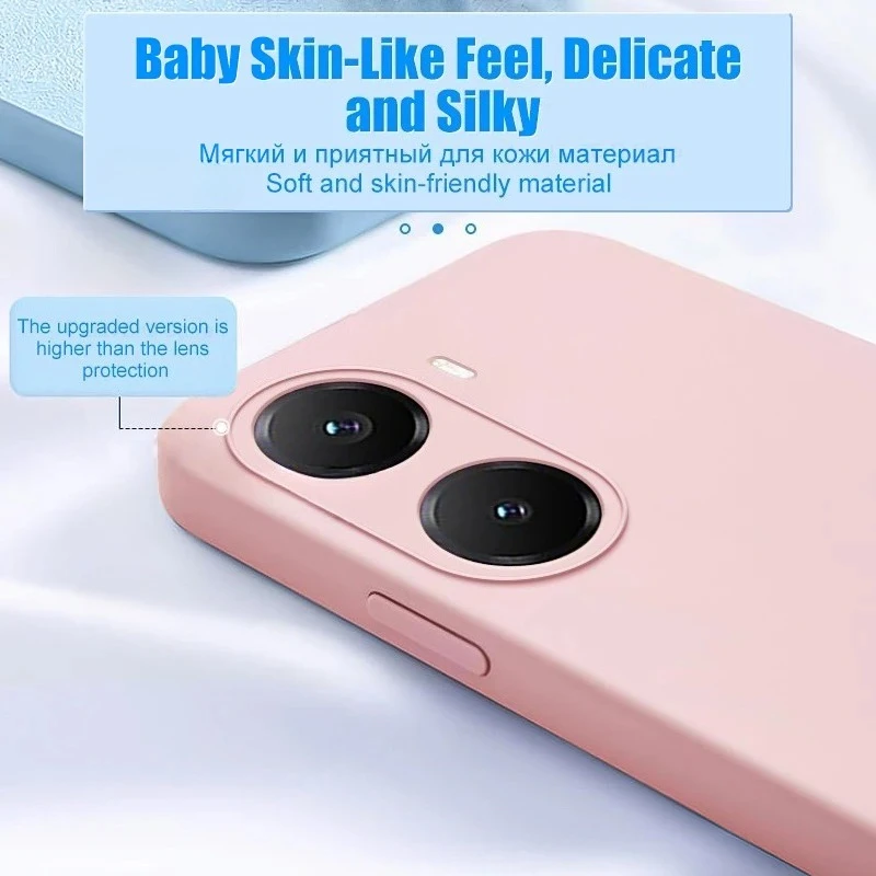 حافظة Poco X7 Pro من السيليكون السائل المقاوم للصدمات لهاتف Xiaomi Poco X7 Pro X 7 Pro Poco X7 Pro Pocox7 Pro غطاء ناعم من البولي يوريثان الحراري