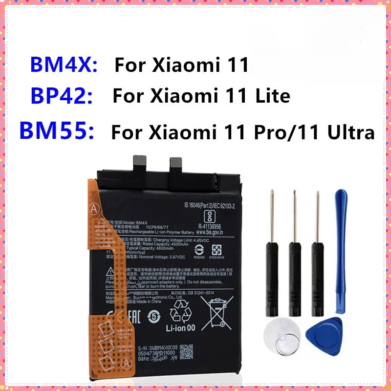 

BP42 BM4X BM55 For xiaomi 11/ 11lite/pro/ultra Replacement Mobile Phone Repair Parts