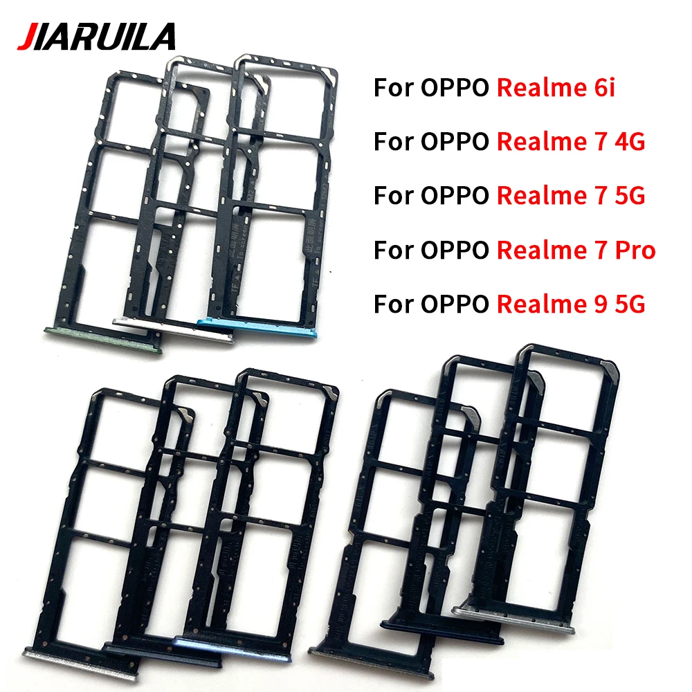 

Sim Card Slot Tray Holder Sim Card Reader Socket For Oppo For Realme 6i 7 4G 9 5G