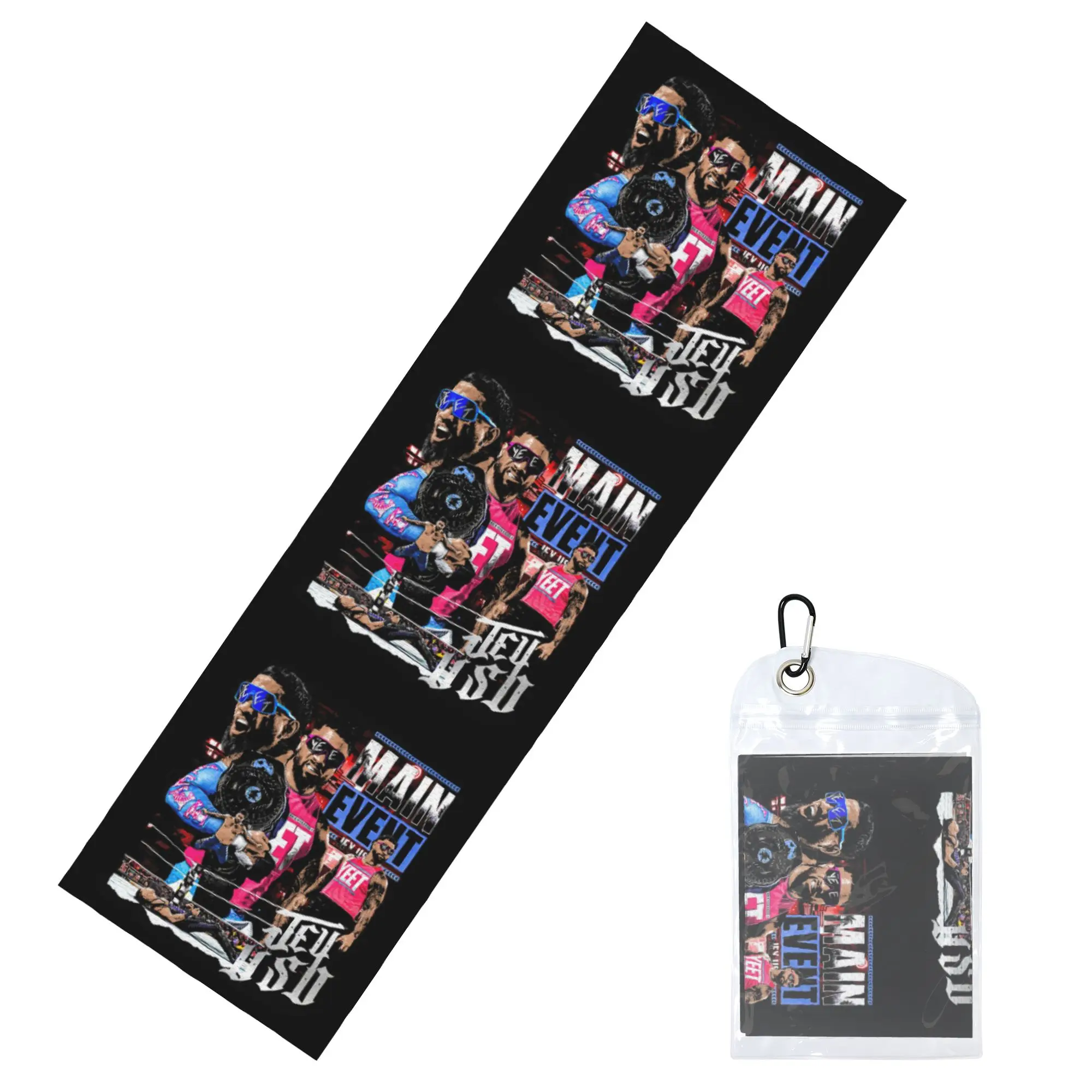 Jey Uso Yeet Wrestling Art Cold Exercise Towel Face Towel Quick Dry  Yoga Breathable Cold Towel