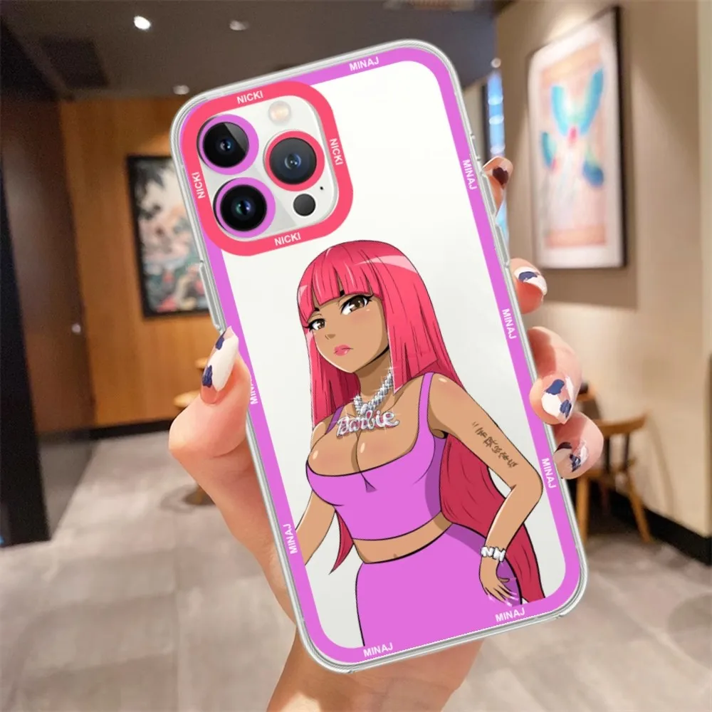 Custodia per telefono Nicki Minaj Rapper Pink Friday 2 per iPhone 15 13 14 12 11 Pro Max X XR XS Max