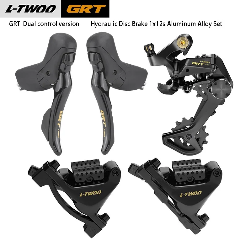 

L-TWOO GRT 12s Road Bike Dual-control Hydraulic Shifter Kit Gravel Road Bike Groupset Damped Rear Derailleur