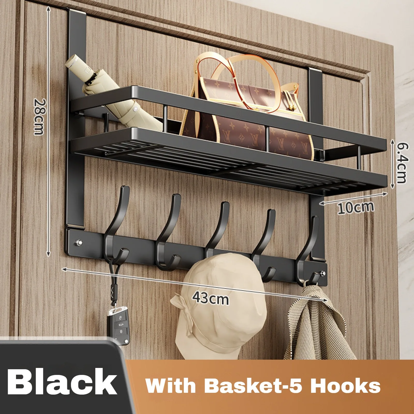 Black 5 Hooks