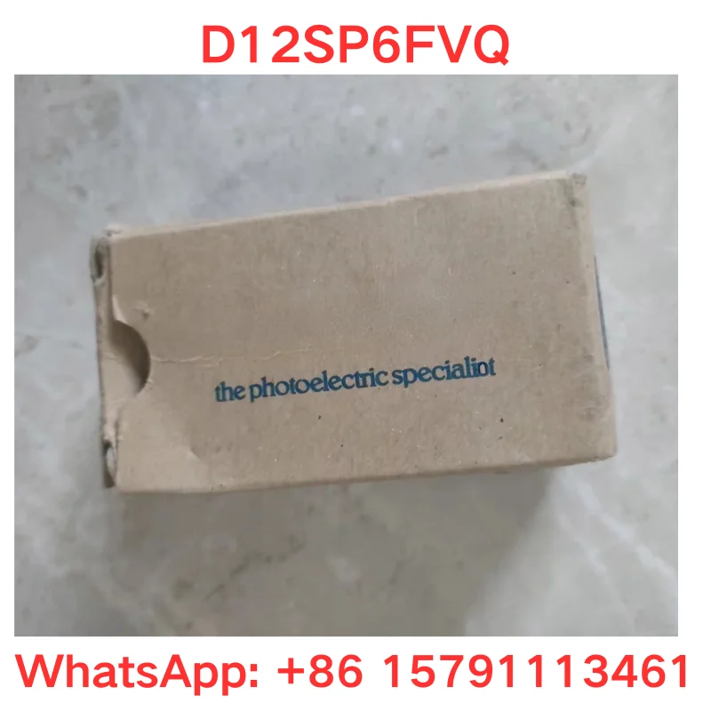 

New photoelectric sensor D12SP6FVQ for fast delivery