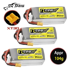 HOT TATTU-R-LINE 1.0 850mAh 14.8V 95C akumulator Lipo do helikoptera RC Quadcopter FPV części do dronów wyścigowych 4S bateria do dronów