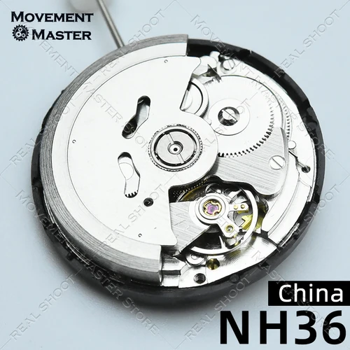 Imagen 2 del producto Movimiento China NH36 Movimiento mecánico Hangzhou 2553, Reemplazo del movimiento NH36 de Japón