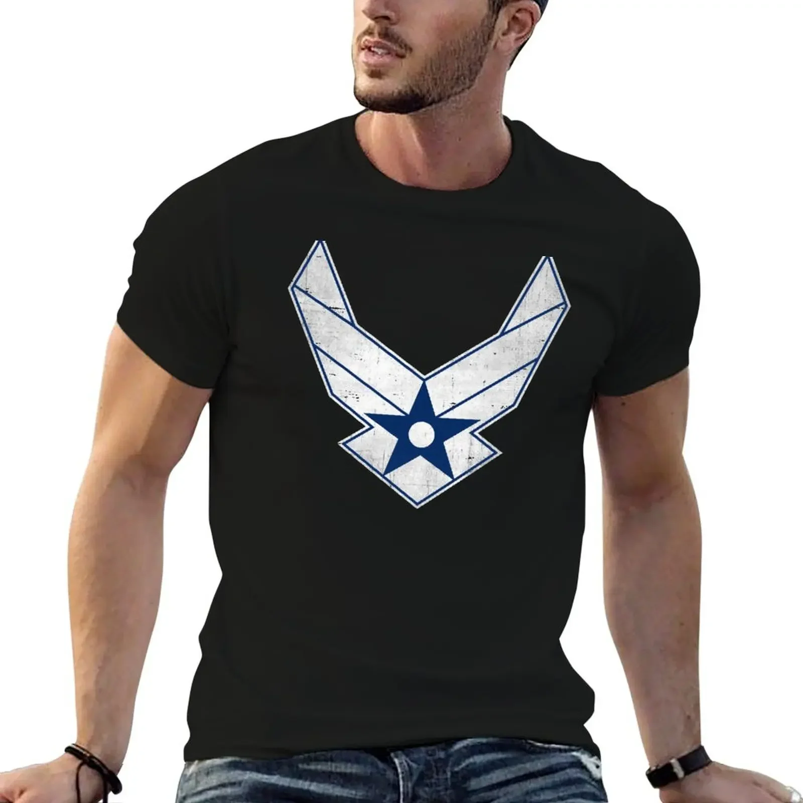 US Air Force USA T-Shirt tops new edition Short sleeve tee men