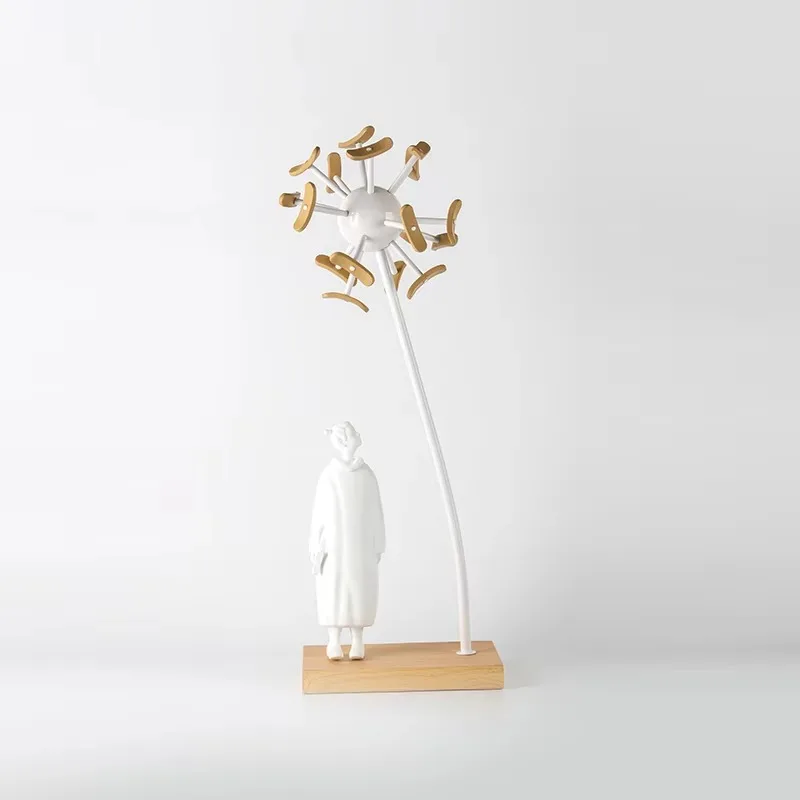 Luxury Home Garden Decoration Accessories Tips Removable Dandelion Character Pendant Art Decoration Birthday Design Style