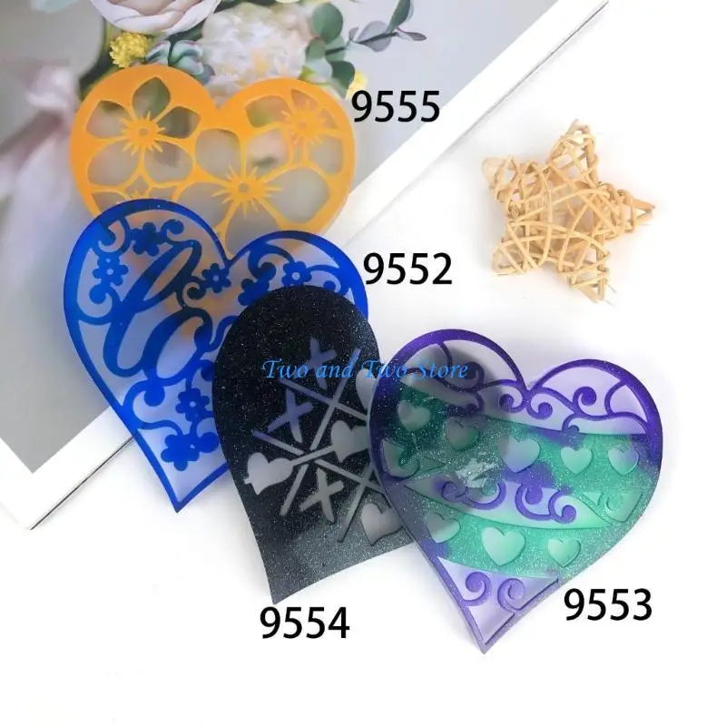 

HX6F Silicone Tray Molds Epoxy Resin Casting Molds for DIY Casting Home Decoration