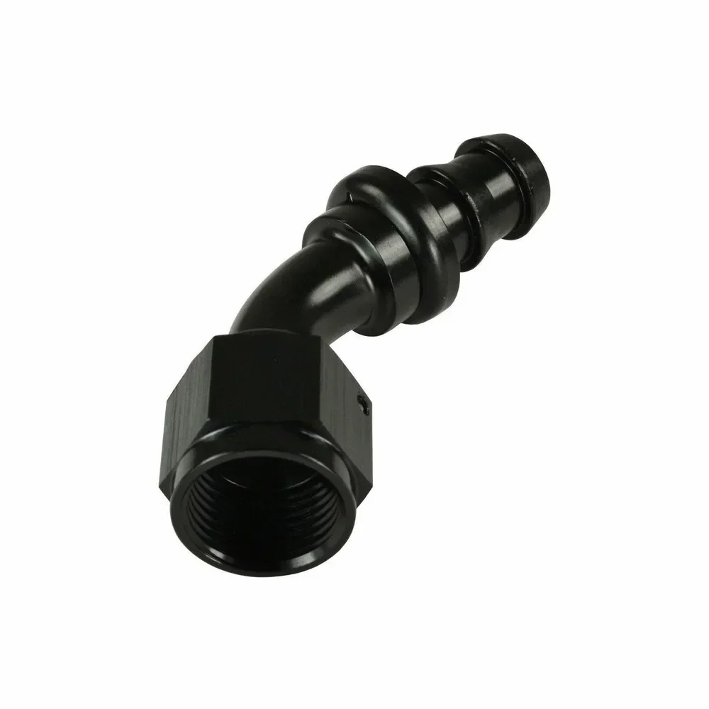 AN4/10 Push-on Lock Hose End Barb Hose Fitting End Oil Fuel Line 0° 45°