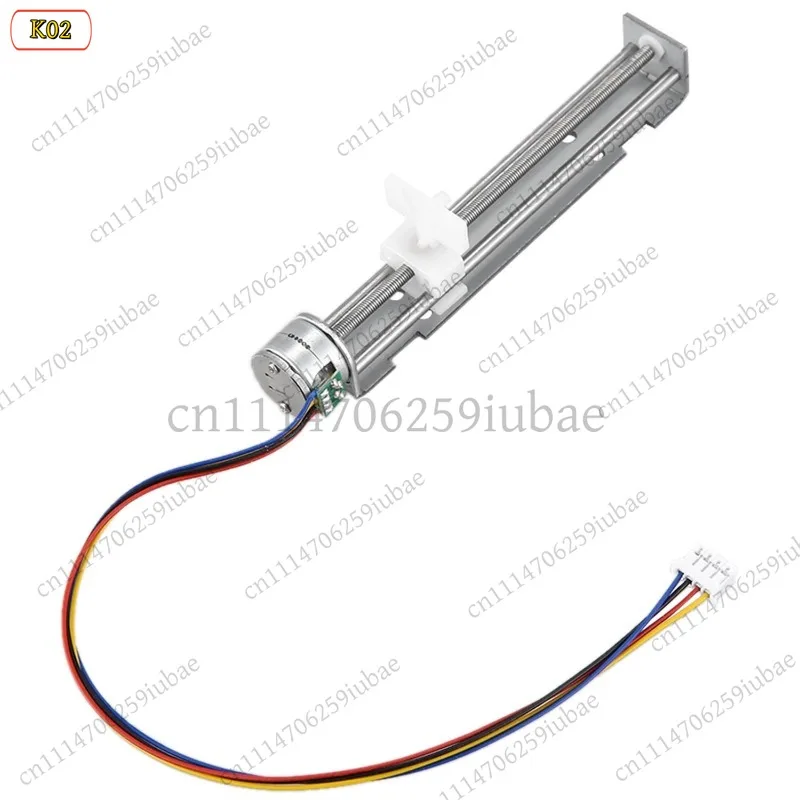 A65I 12V Stepper Motor Stroke 80mm With Slider Linear Actuator For DIY Small Engraving Machine CNC Parts