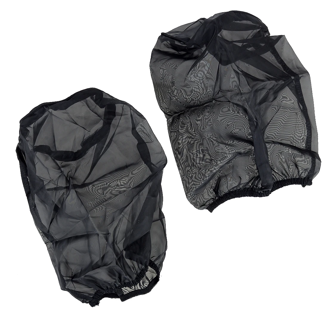 2Pcs 35mm Pods K+N Style Air Filter Outerwears Protector Cover Waterproof Black Polyester Cloth Fit for Yamaha ATV Banshee