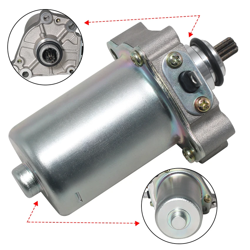 Motorcycle Starter Motor Electric Generator Engine For Piaggio ZIP 50 Fly Liberty 4T 100 2011 2012 2013 2014 96928R Accessories