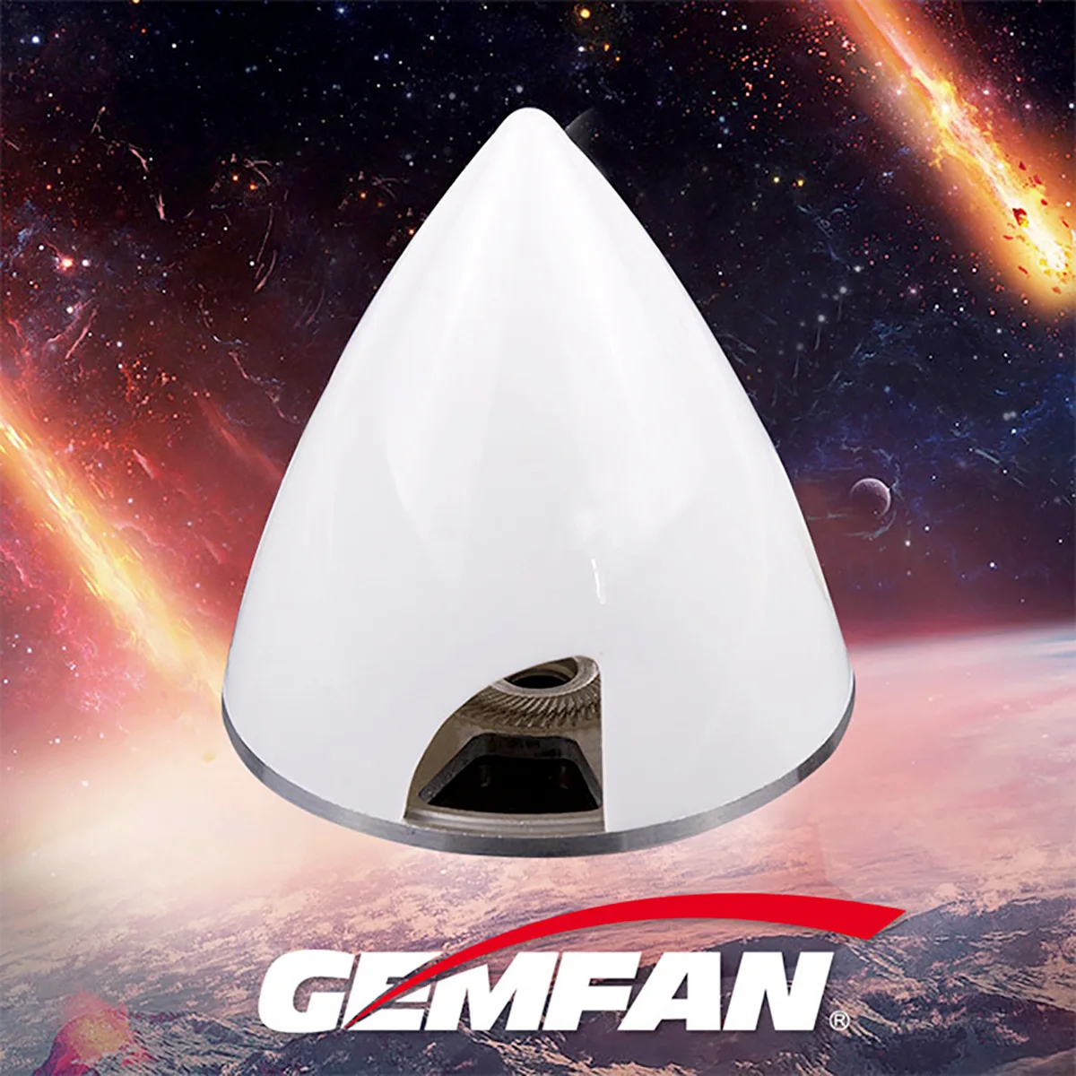 GF Qianfeng, aluminum bottom plastic paddle cover 63MM/2.5 inch 10-14 inch paddle, electric/methanol aircraft fairing
