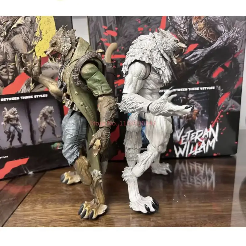 متوفر في المخزون سلسلة كوكب Furay المخضرم ويليام بالذئب أنيمي تمثال عمل تمثال المنقولة التجمع لعبة مجسمة دمية هدية #6