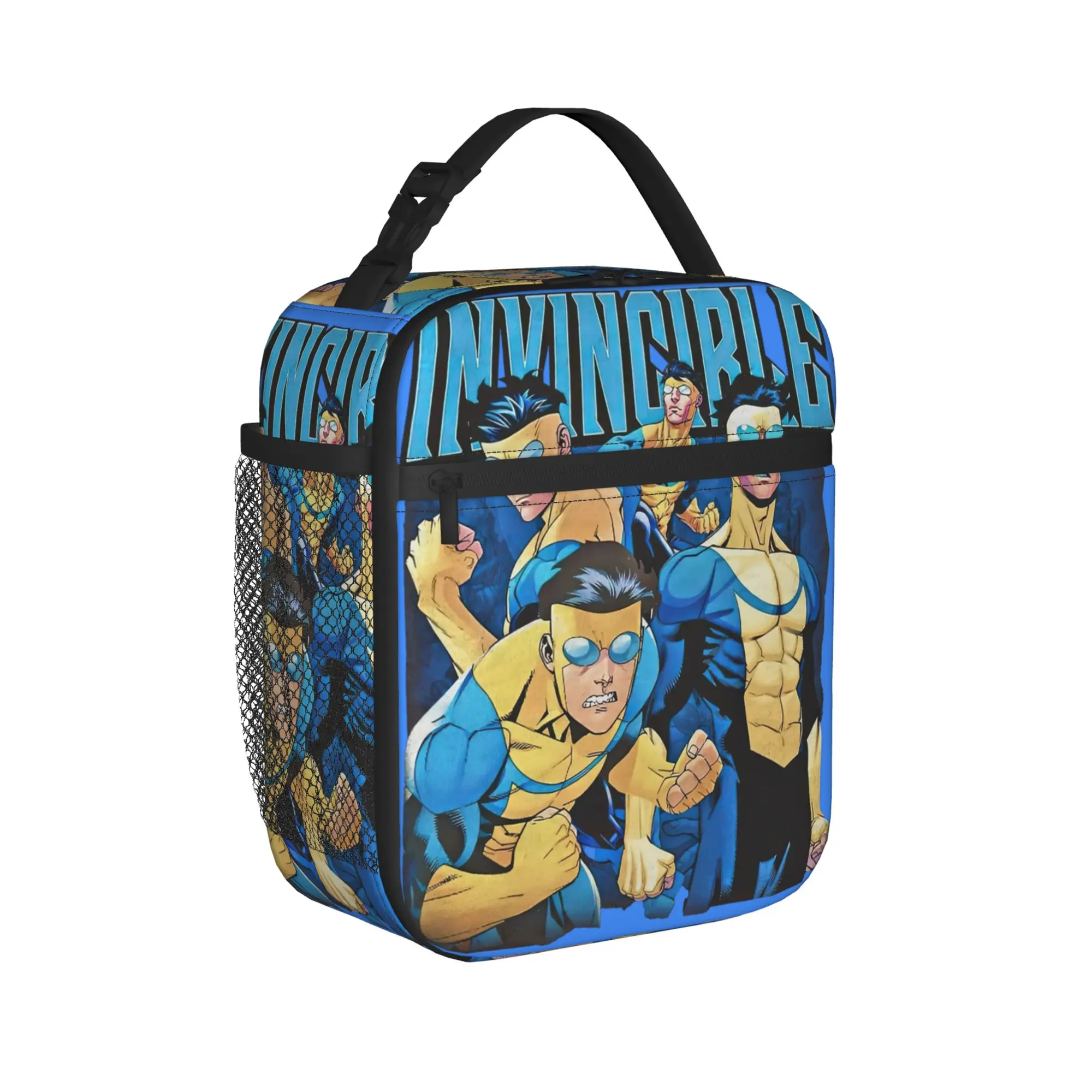 Invinci-bles Mark Grayson Insulated Lunch Bag Cooler Bag Reusable,Meal Container  Large Tote Lunch Box Men Women Office  Travel