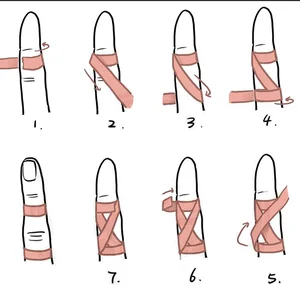 Jiu-Jitsu Elastic Bandage, schützendes Fingerband, BJJ Sports Bandage, selbstklebender, personalisierter Logo-Unterstützung, Dropshipping 6 Hauptverkäufe wie Extensible Defense - №2