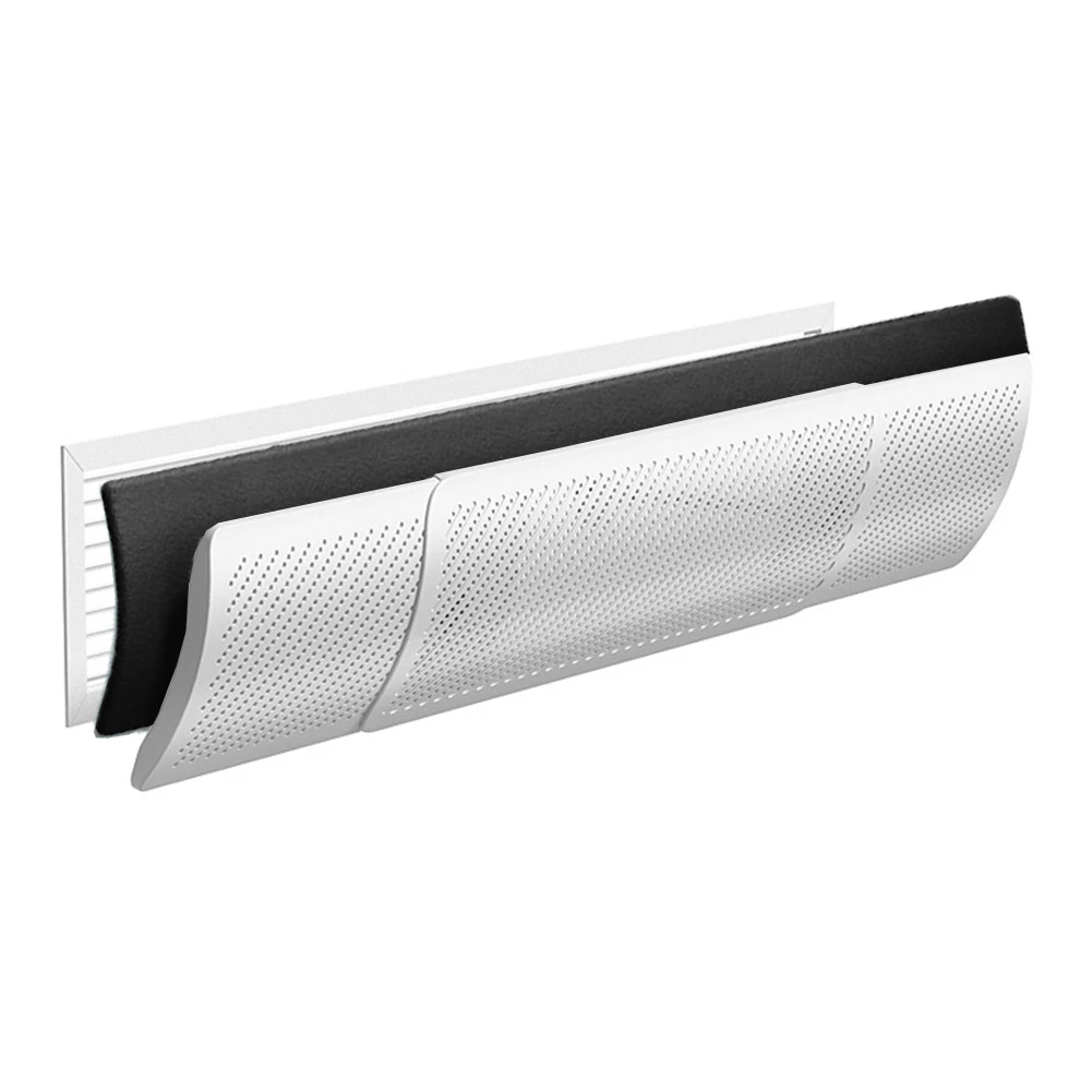 คุณภาพสูง AC Air Deflector วัสดุ PP ในร่มกระจก AC Vent Deflector Anti-Direct เป่าเครื่องปรับอากาศส่วนกลาง