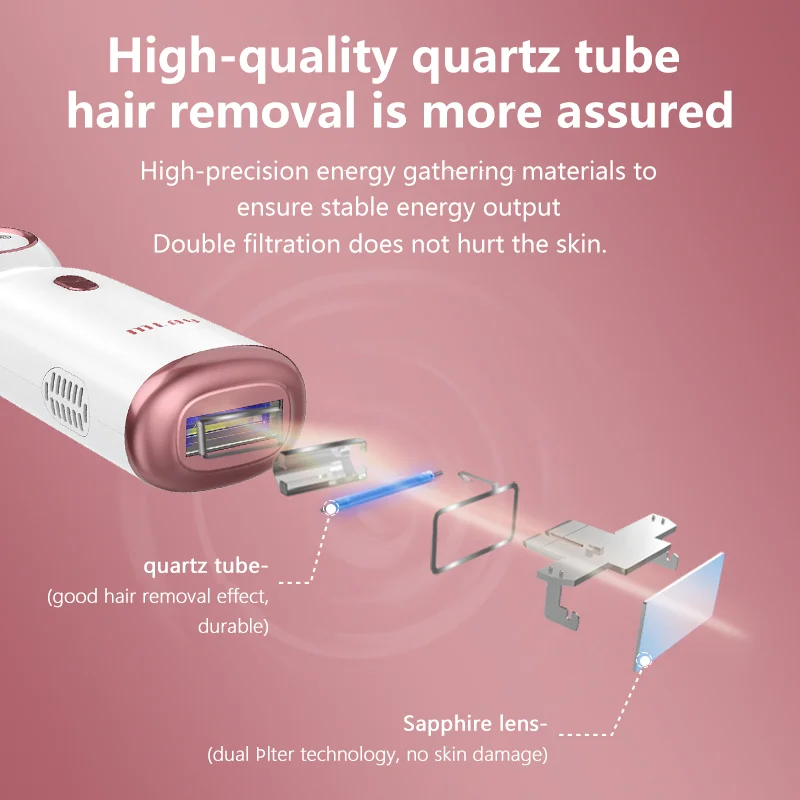 Dispositivo da remoção do cabelo do laser do MLAY-T10 para homens e mulheres, depilador do IPL, removedor indolor do cabelo, máquina home, malaio,