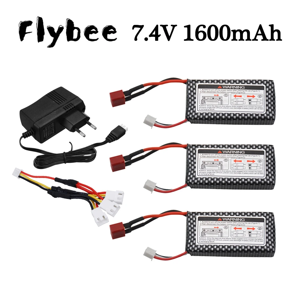 Upgrade Rechargeable Battery 2S For 9125 Remote Control Car Spare Parts 7.4v 1600mah Lipo Battery XLH 9125 battery 1600mAh