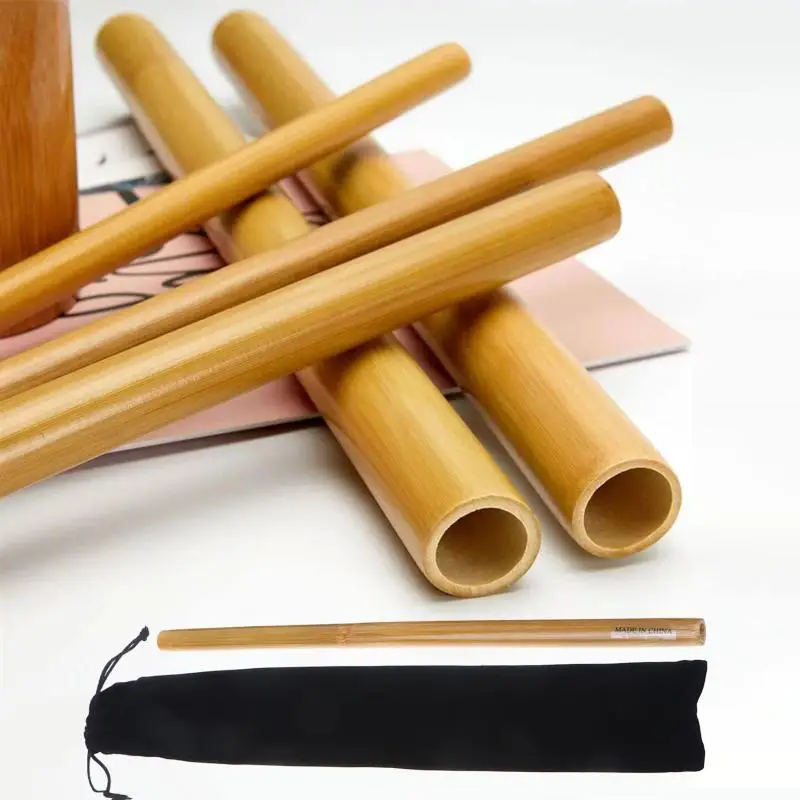 1Pcs SPA Natural Bamboo Massage Sticks Wood Therapy Gua Sha Massager Tool