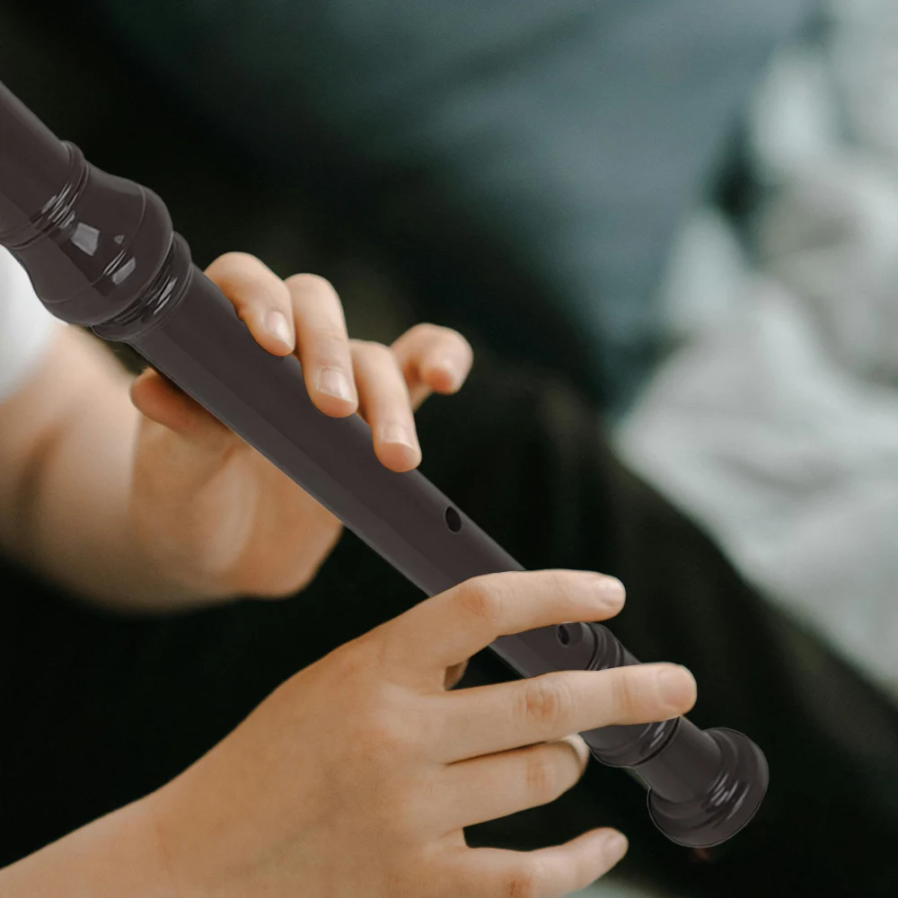 مسجل سوبرانو G أداة رئيسية للمبتدئين 8 فتحات الناي مع قضيب التنظيف ABS الموسيقى الناي الراتنج آلة موسيقية #5