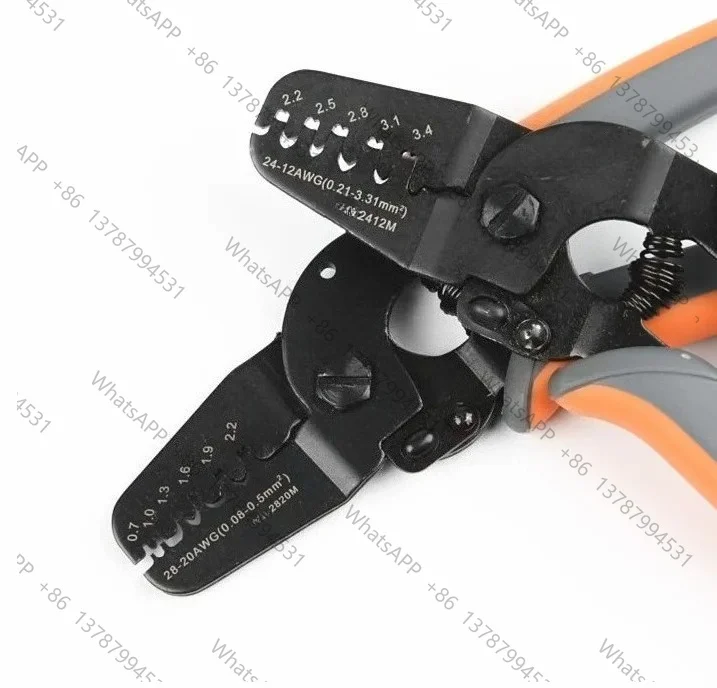 IWS-2820 JST-XH Connectors kit mini hand crimping pliers set Crimping Tools for JAM, Molex, Tyco, JST Terminals