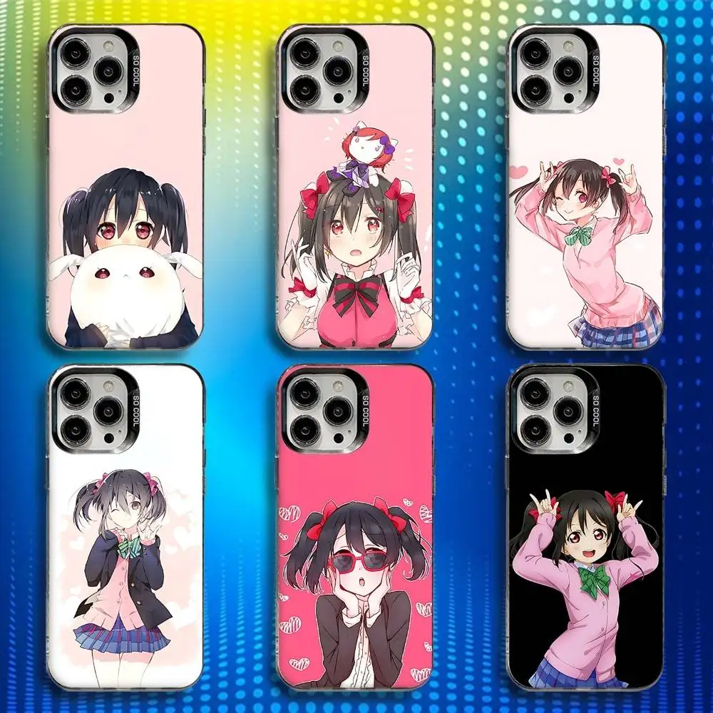 

Phone Case For iPhone 17,16,15,14,13,12,X,8,Pro,Max,Plus,E,SE4,Air,Mini IMD Love N-Nico Yazawa Anime Matte Black