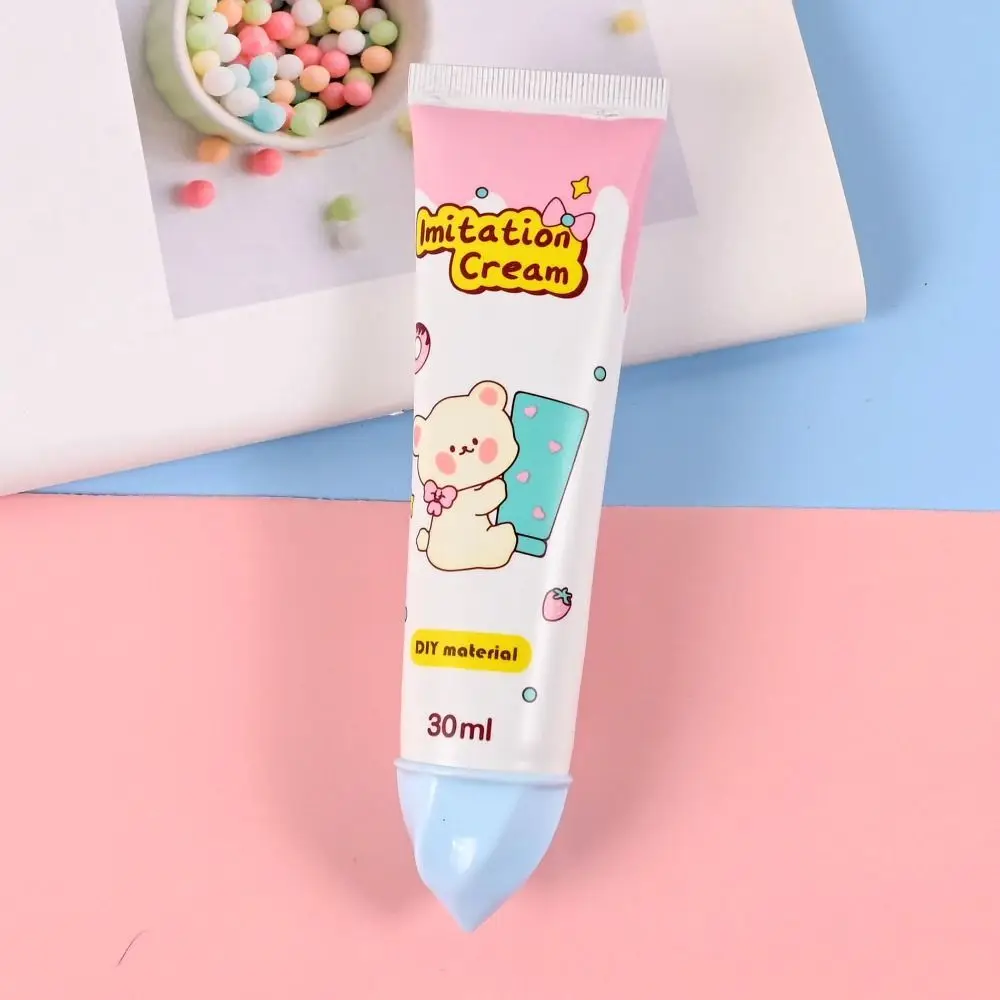 

Simulation Glue Simulated Cream Glue Set Goo Card Glue DIY Kit Fake Whipped Clay Glue Resin Cream Handmade Simulation Gel