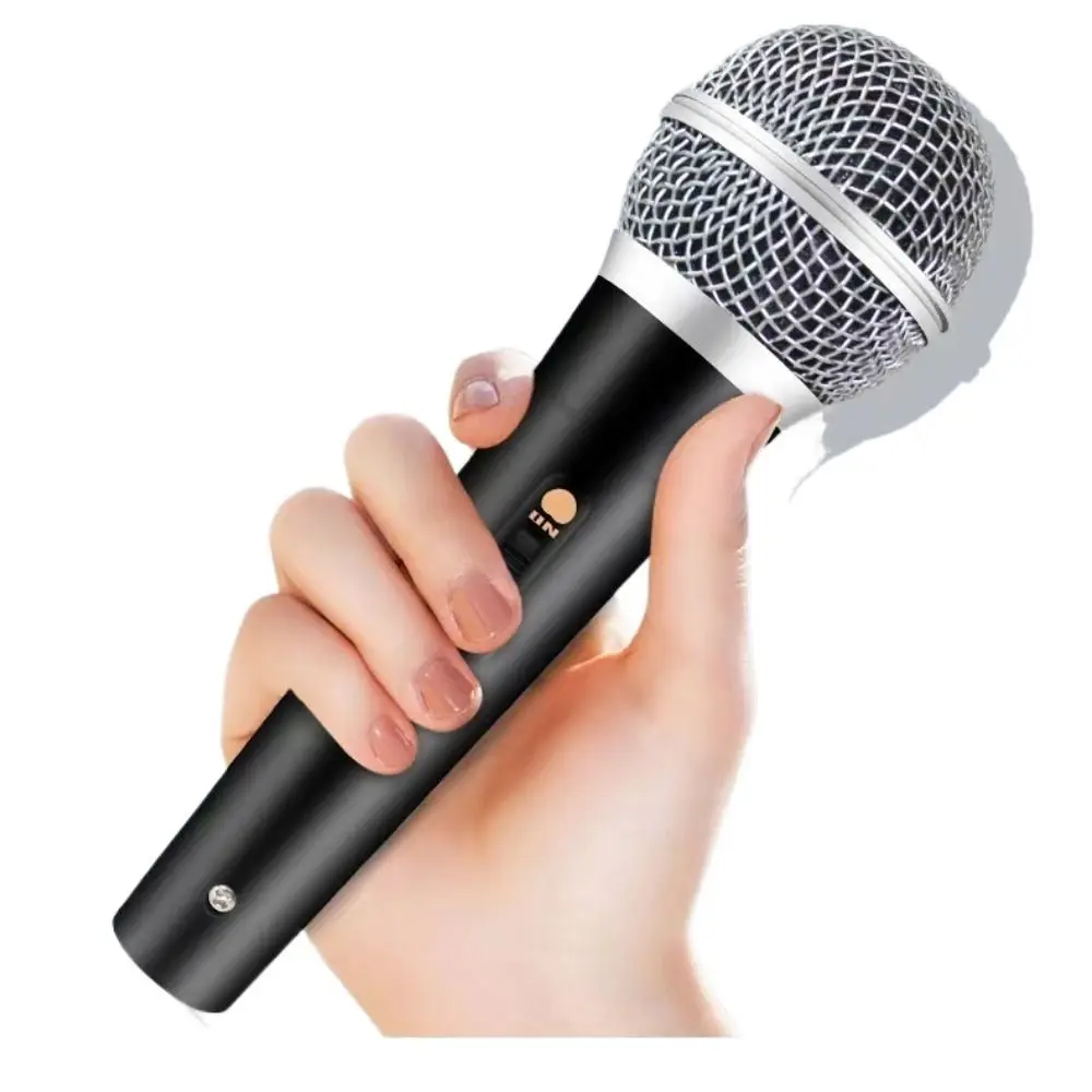 Stage Professional Wired Microphone Super-Cardioid High-end Dynamic Microphone Noise Suppression Handheld MIC Studio