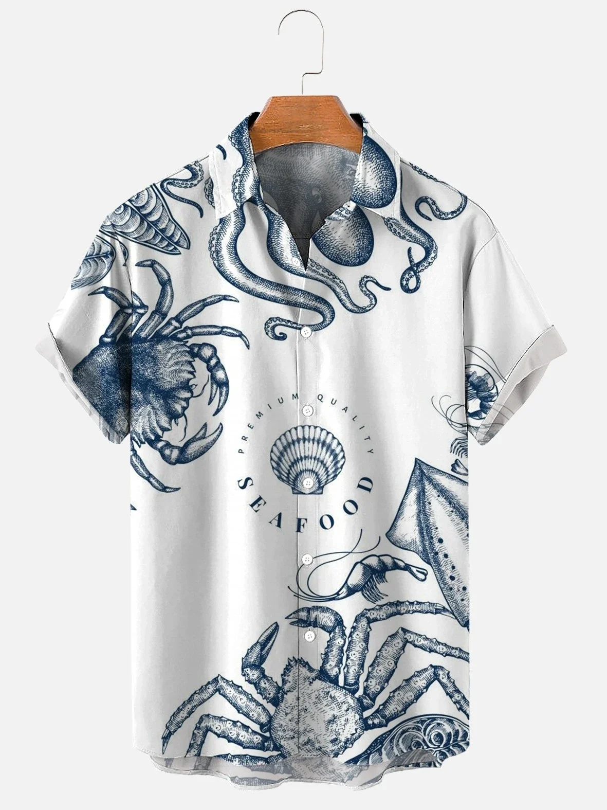 New Hawaii Men's Shirts Funny Print Banana Duck Short Sleeve Cuban Tops Casual Beach Summer Creative 3D Clothing for man