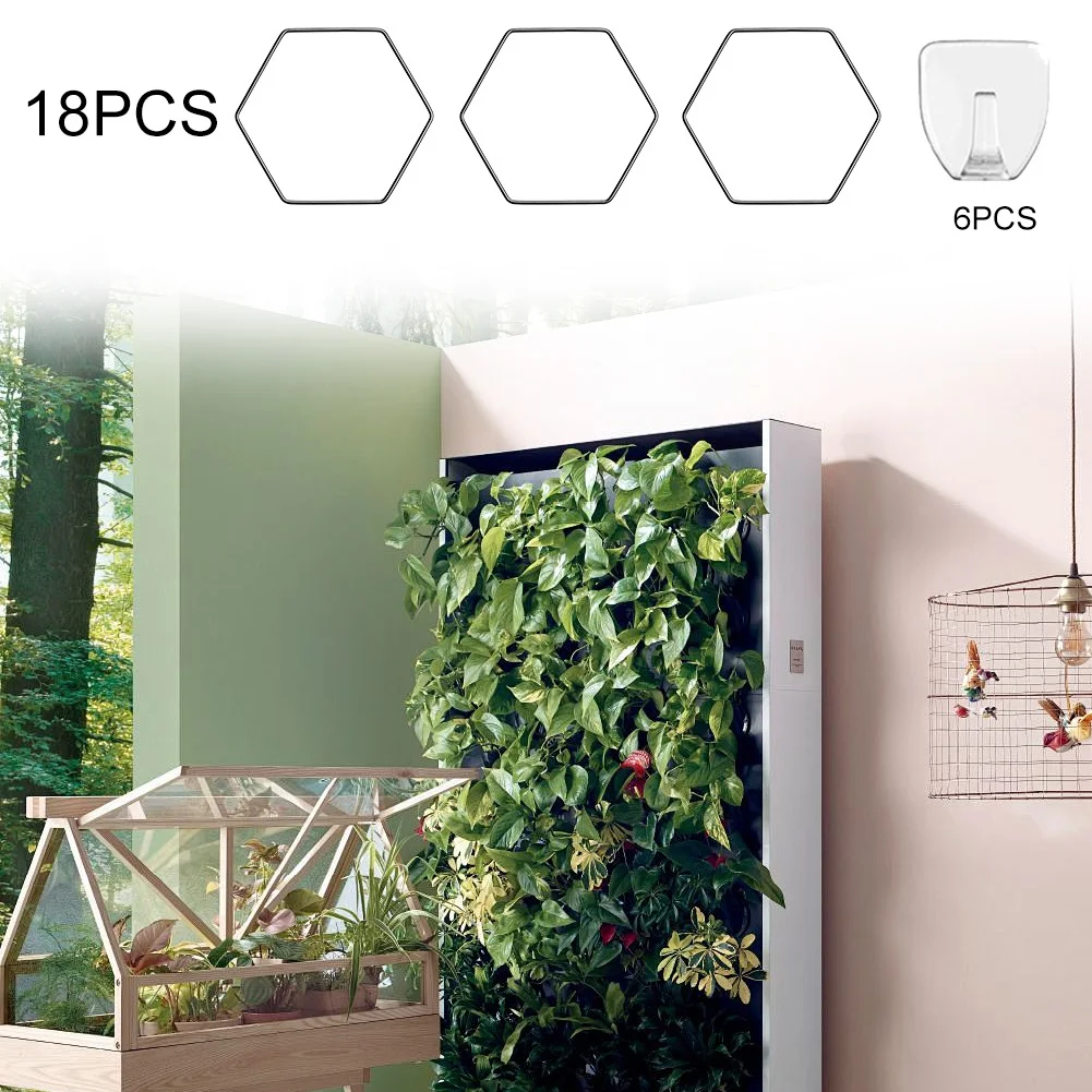 Hexagonal Trellis Frame Climbing Plant Trellis Stainless Steel Material Weather Resistant Advanced Matte Finish