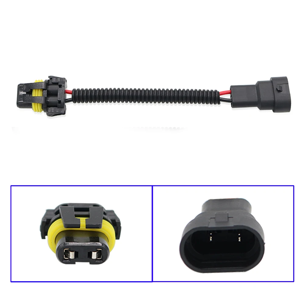 1pcs H7 H4 H11 H8 H9 9005 9006 car headlight Bulb Holder Extension Auto Wire fog   light Adapter Socket Connector